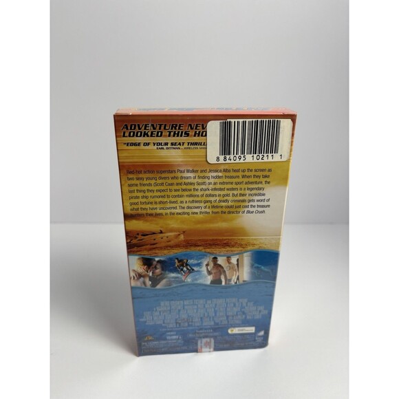INTO THE BLUE VHS VIDEO MOVIE, PAUL WALKER, JESSICA ALBA, SCOTT CAAN, ASHLEY S. - Picture 4 of 6